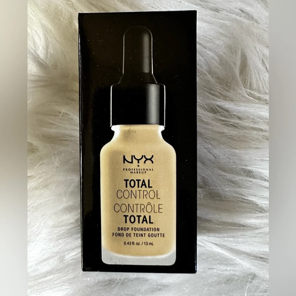 NIB New NYX Total Control Drop Foundation - Cream